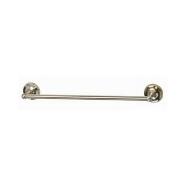 Homewerks Homewerks Worldwide 231184 18 in. Home Point Round Towel Bar; Nickel 231184